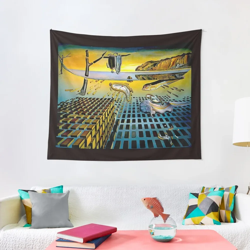 

DISINTEGRATION : Vintage Abstract Painting Print Tapestry Decoration Wall Wall Hangings Decoration Tapestry