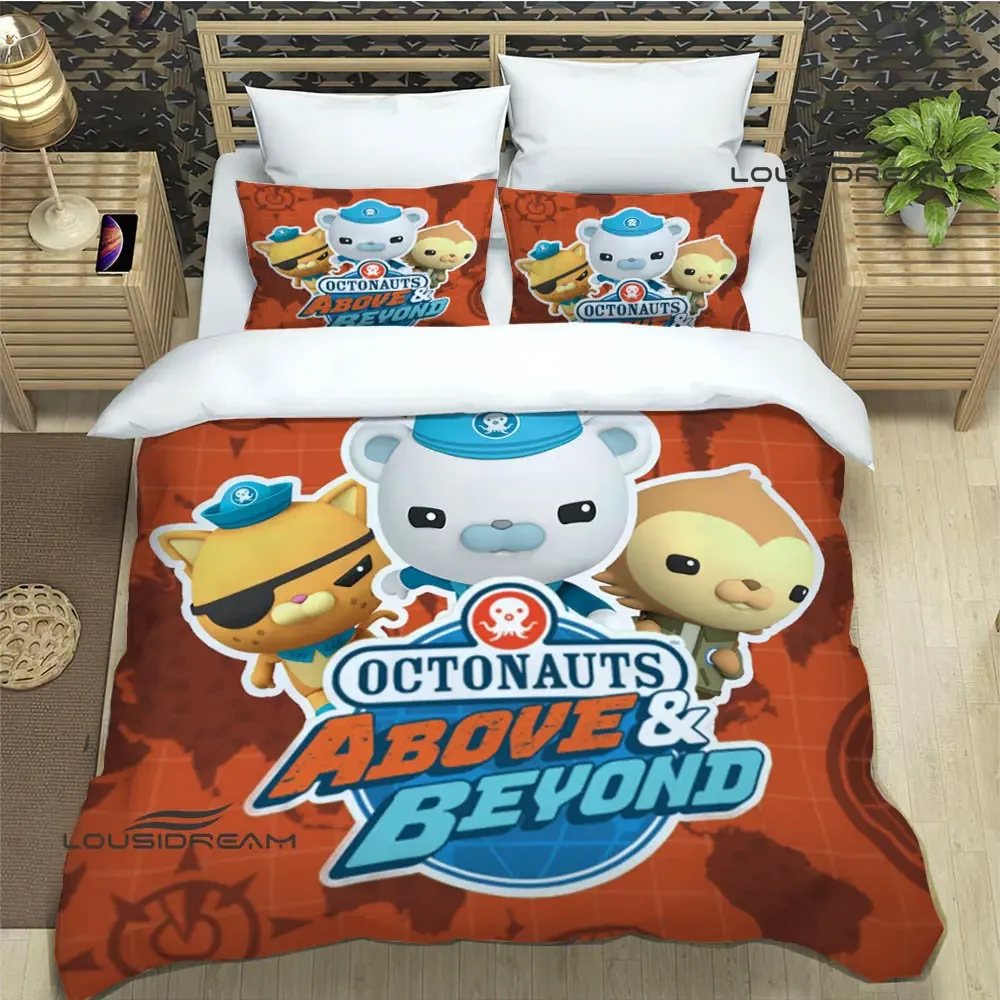 The Octonauts cartoon Bedding Sets exquisite bed supplies set duvet cover bed comforter set bedding set luxury birthday gift 6