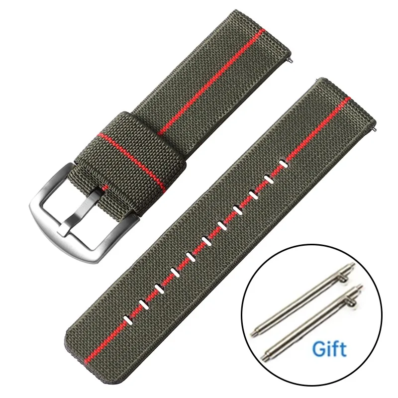 Versatile Nylon Sport Strap – Military-Grade Woven Elastic Bracelet with Quick Release