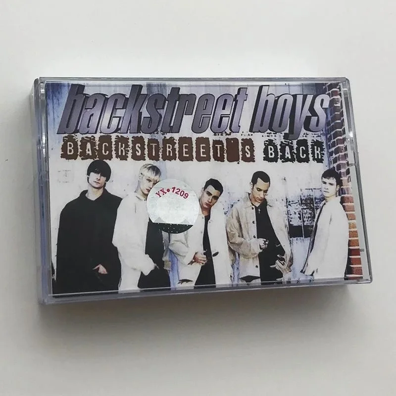 Classic Backstreet Boys Music Tape Backstreet Back Album Cosplay Soundtracks Box Cassette Car Walkman Tape Party Music Gifts