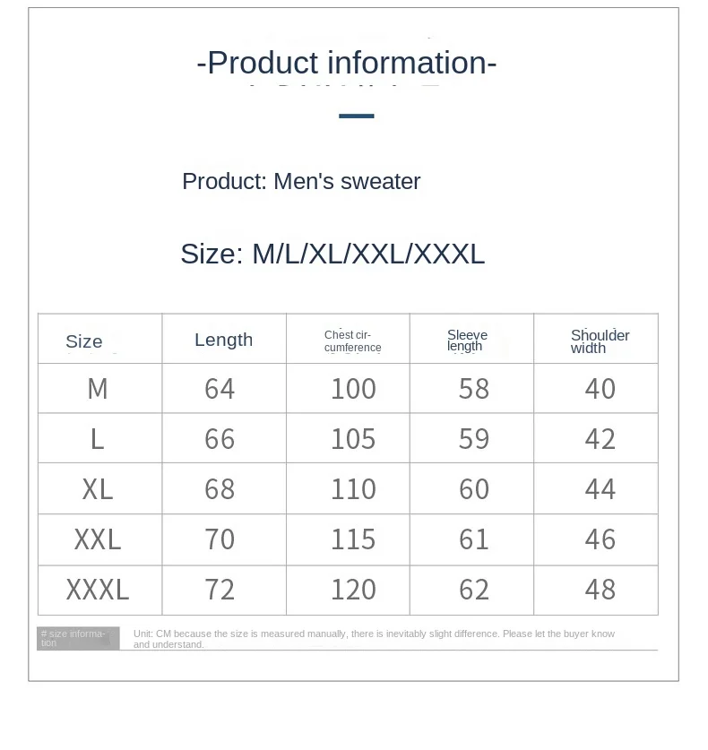 Fashion Wool Sweater Men's O-Neck Pullover 2023 Autumn/Winter Soft and Warm Knitted Pullover Knitted Sweater Top 100% men