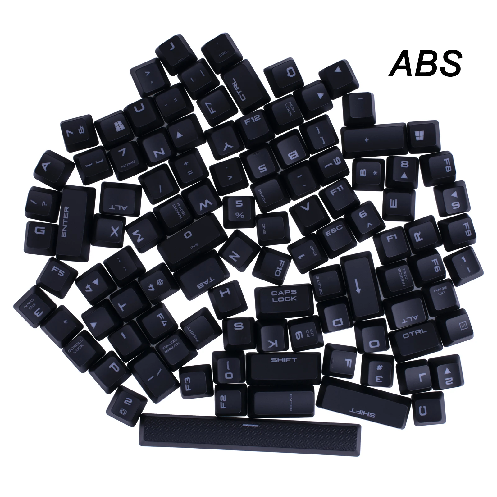 Conjunto Completo Original Key Caps Caps para Corsair K70 Lux K70 Lux Rgb K95 Teclado Mecânico Preto Branco Abs Pbt - Imagem 4