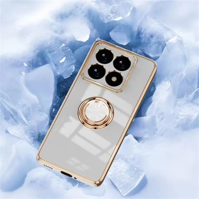 Plating Magnetic Ring Case - Enhanced Protection with Stylish Design