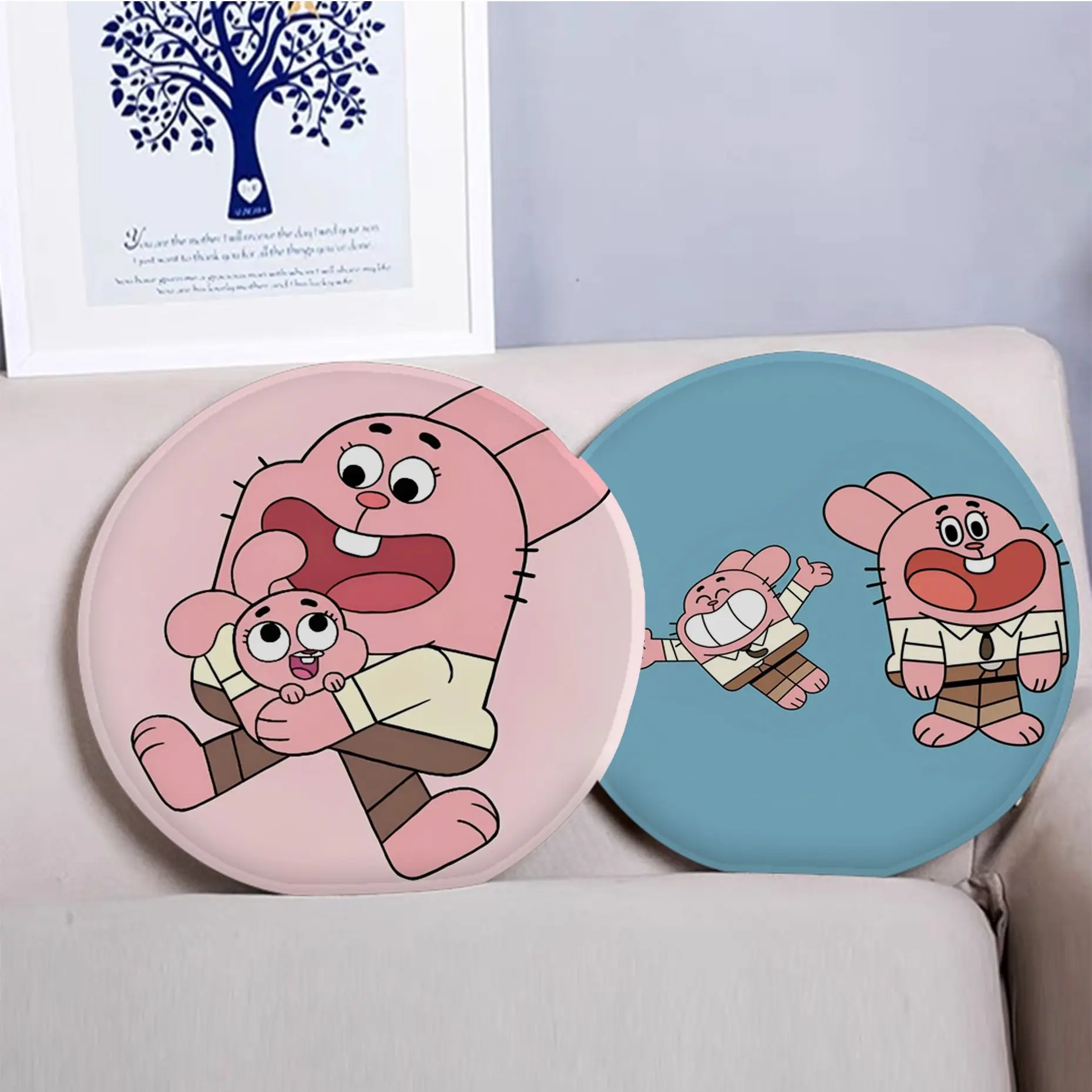 

The Amazing World G-GumballS Cushion Mat Square Seat Cushion Office Dining Stool Pad Sponge Sofa Mat Non-Slip Seat Mat