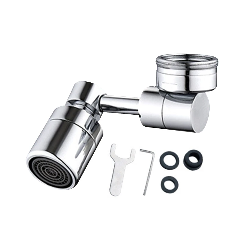 1080 Degree Swivel Robotic Arm Sink Faucet Aerator Universal Adapter Water Tap Extender Splash Proof Faucet Sprayer 360 ° swivel kitchen sink faucet extender splash proof aerator 2 modes extension and universal adapter faucet nozzle accessories