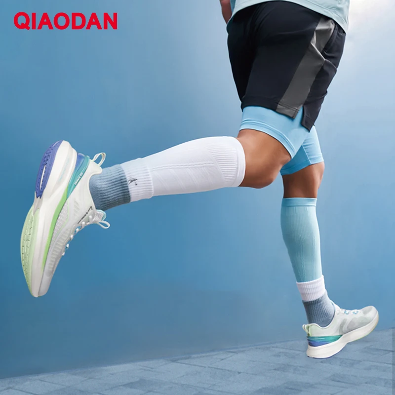 QIAODAN Running Shoes Fengxing 12 Unisex 2023 New Shock Absorption Anti-skid Mesh Breathable Lightweight Sneakers BM23230210
