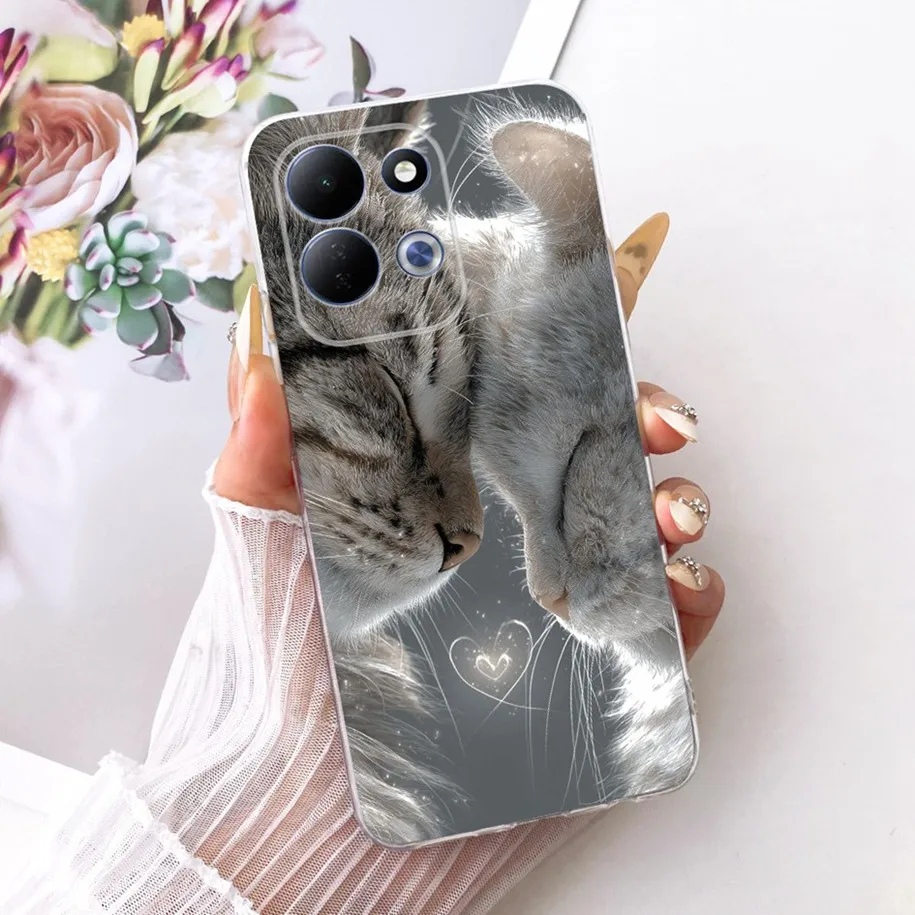 Cute Cartoon Animal Soft Silicone Clear Phone Case Cover