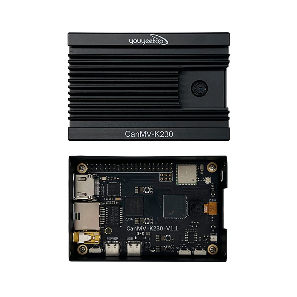 Metal Case for Kendryte CanMV-K230 Development Board Accessories RISC-V K230 Met