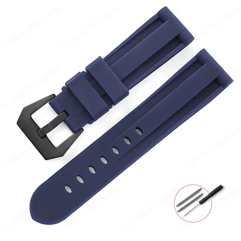Men's Sport Silicone Rubber Watch Band – Universal Replacement Wristband Bracelet