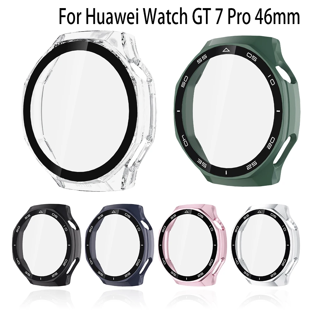 Full Protective Hard Shell Case with Tempered Glass Screen Protector