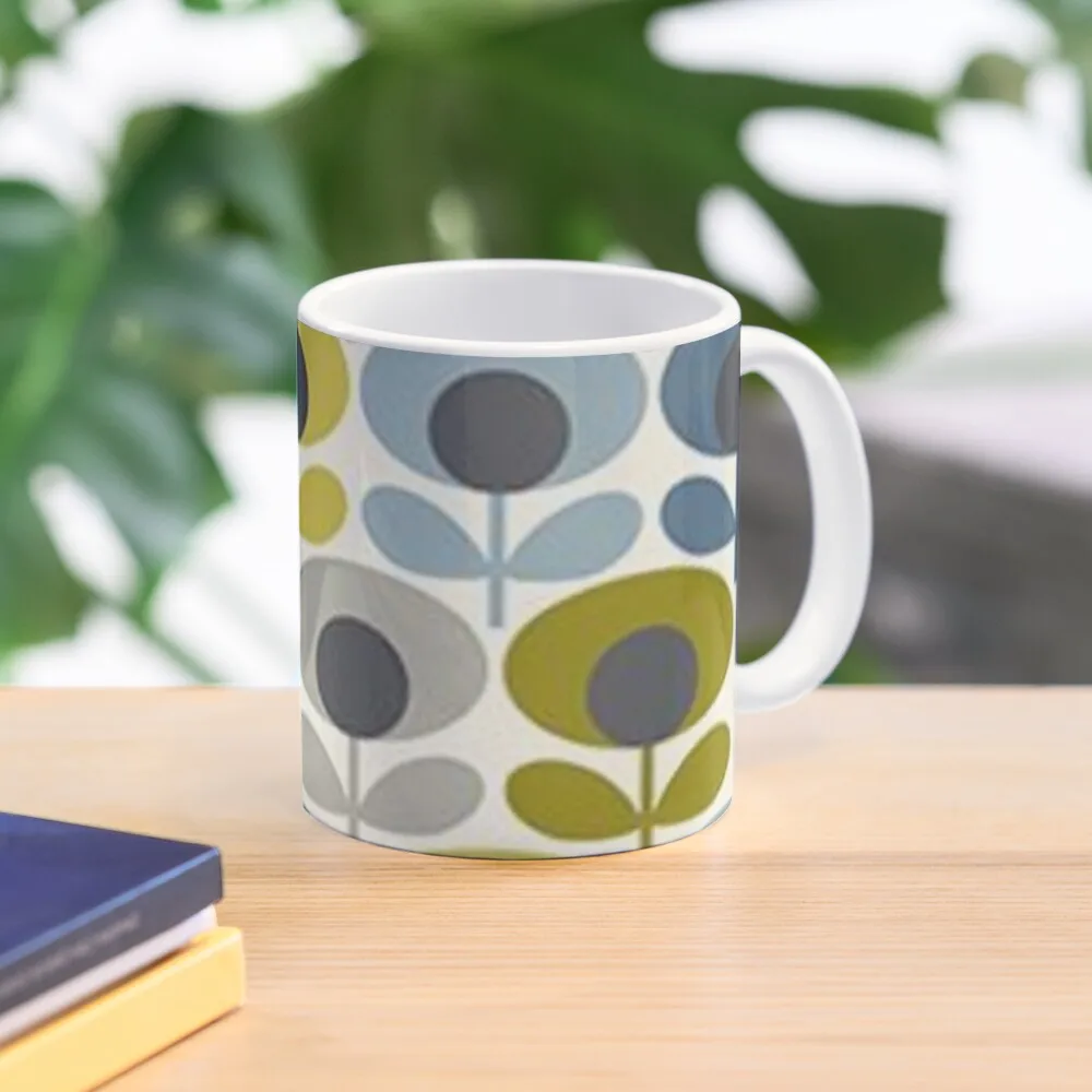 

Цветочная кофейная кружка Orla Kiely, туристические стеклянные чашки, кружка
