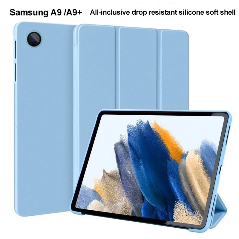 Custodia In Pelle Pu Per Samsung Galaxy Tab A9 8.7 A9 Plus A9 + 11 2023 Auto Sleep Wake Smart Stand Funzione Cover