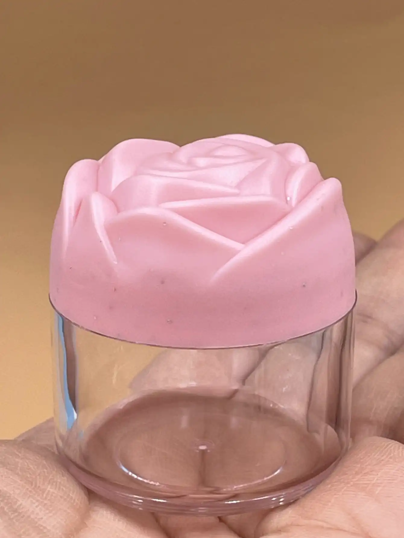 Travel Size Rose Pattern Cream Sample Bottle Set - Portable & Versatile Candy or Medicine Containers