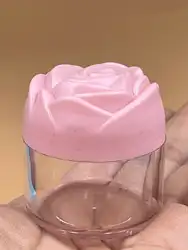 Travel Size Rose Pattern Cream Sample Bottle Set - Portable & Versatile Candy or Medicine Containers (20ML pink 1pcs)