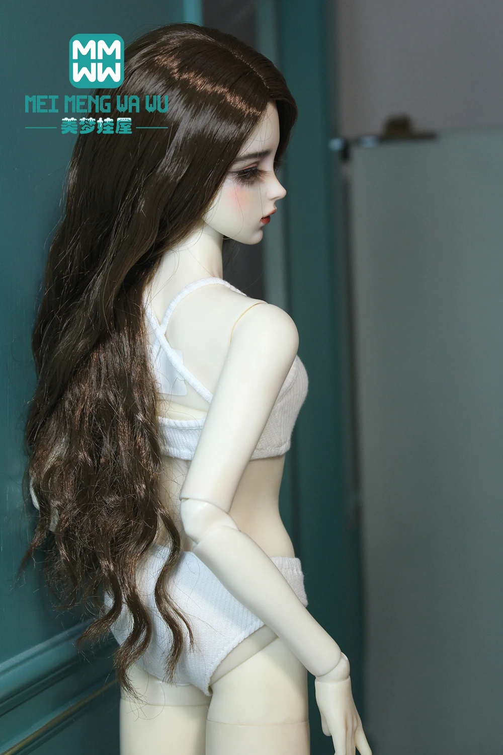 Passend für 28–60 cm große Puppen, 1/3, 1/4, 1/6 SD, DD, MSD, YOSD, BJD, Puppenzubehör, modisches Hosenträger-Unterwäsche-Set – Detail 3