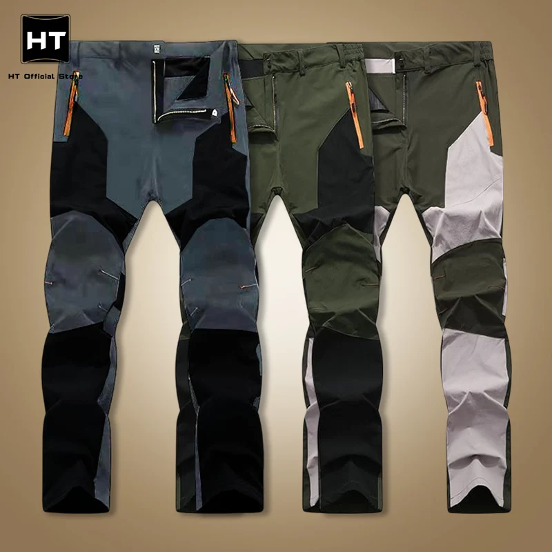 Men Tactical Pants Outdoor Waterproof Sweatpants 2023 Patchwork Joggers