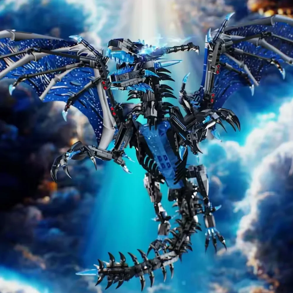 IN STOCK Puzzle building WARS blocks ice dragon model compatible assembly ornaments small particles toy gift collection