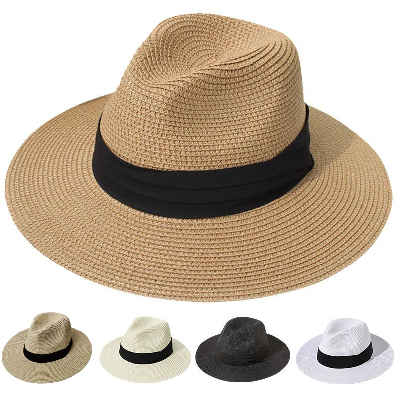 Adjustable Classic Panama Hat-Handmade In Ecuador Sun Hats for Women Man Beach Straw Hat for Men UV Protection Cap Beach hat