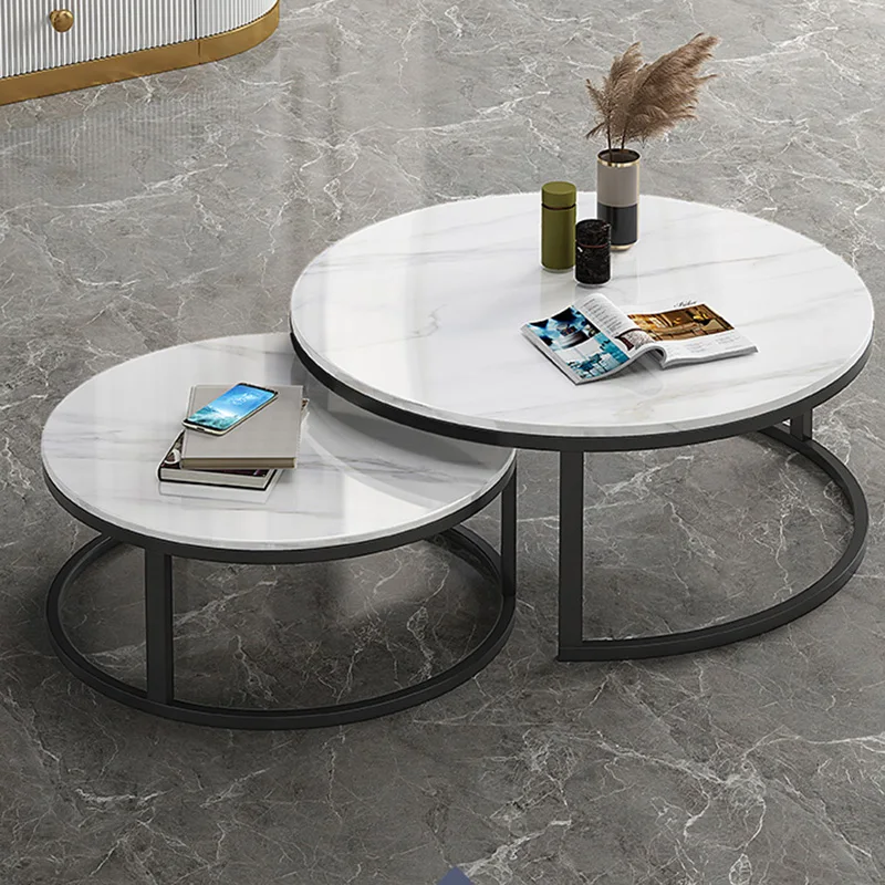 

Center Nordic Coffee Table Living Room Marble Luxury Dining Tea Table Round Modern Floor Penteadeira Bedroom Set Furniture Z2