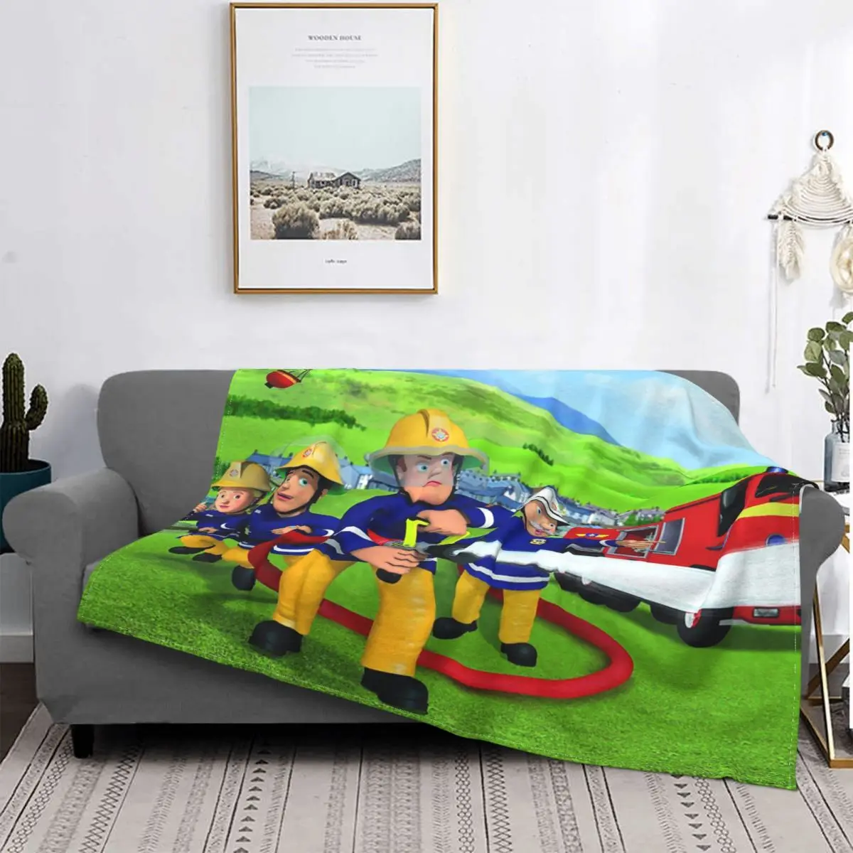 

Фланелевое Одеяло Сэм, дышащий супермягкий плед для кровати, машины, тонкое покрывало с мультяшным рисунком, зимний подарок