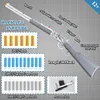 Gray-18-94 Foam Dart Blaster with Shell Ejection Soft Foam Blaster 38inch Toy Blaster with 6pcs Shells 6