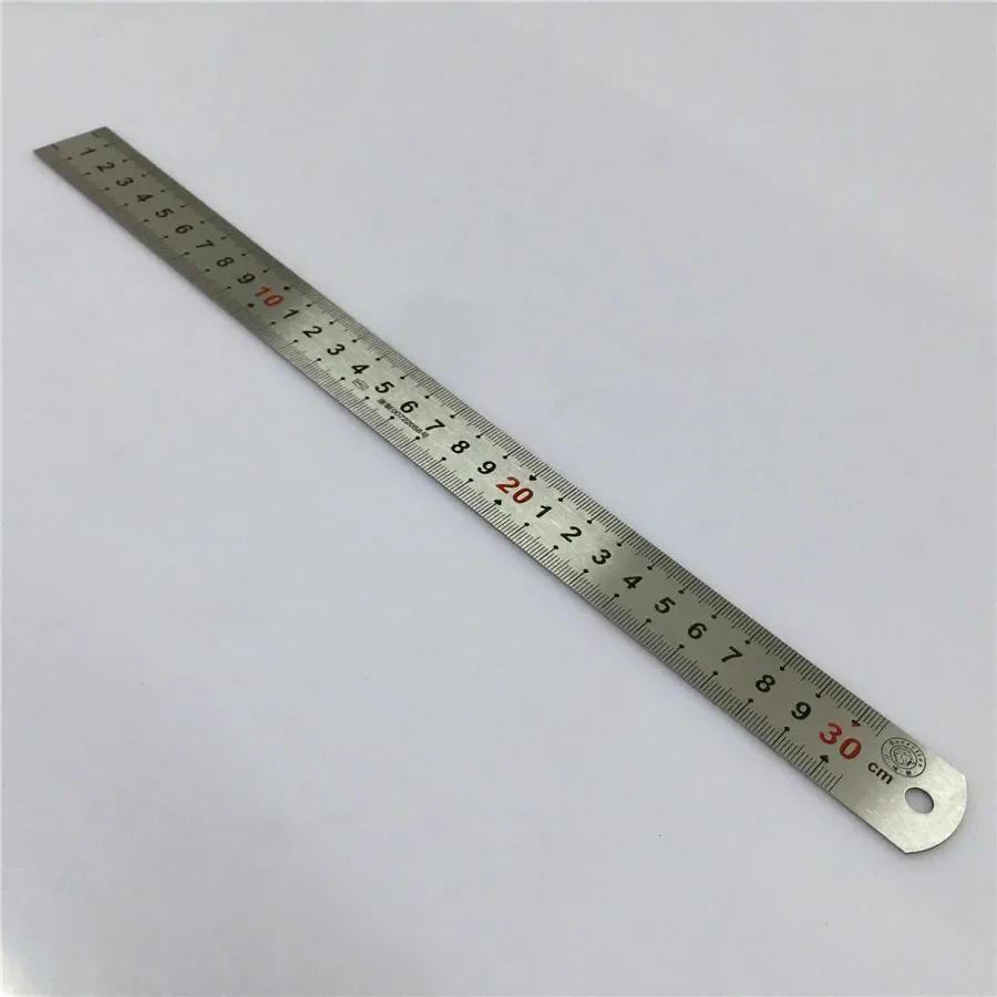 For thicker stainless steel ruler steel ruler scale woodwork metric inch double sided double-sided