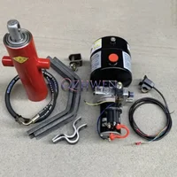 12V~72V Electric Tricycle Dump Hydraulic Modification Parts Motorcycle Garbage Dump Truck Electric Control Lifting Full Set 2