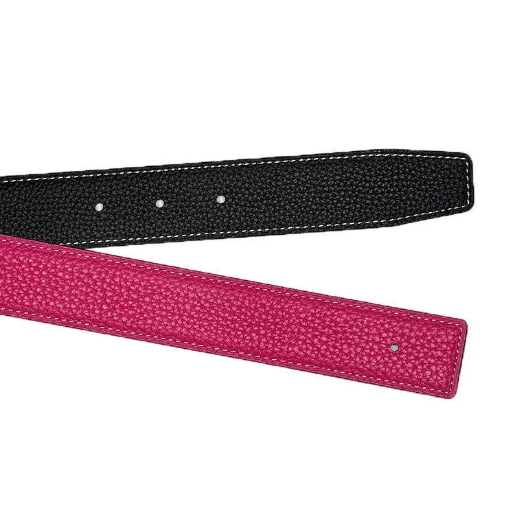 2026 WITHOUT BUCKLE Ciartuar 3.8cm strap new design for men women belt high quality cowskin genuine leather two sides