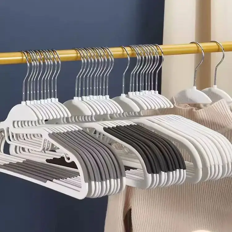 Plastic hangers for dry and wet, non-slip, non-trace, set of 10 parts 2