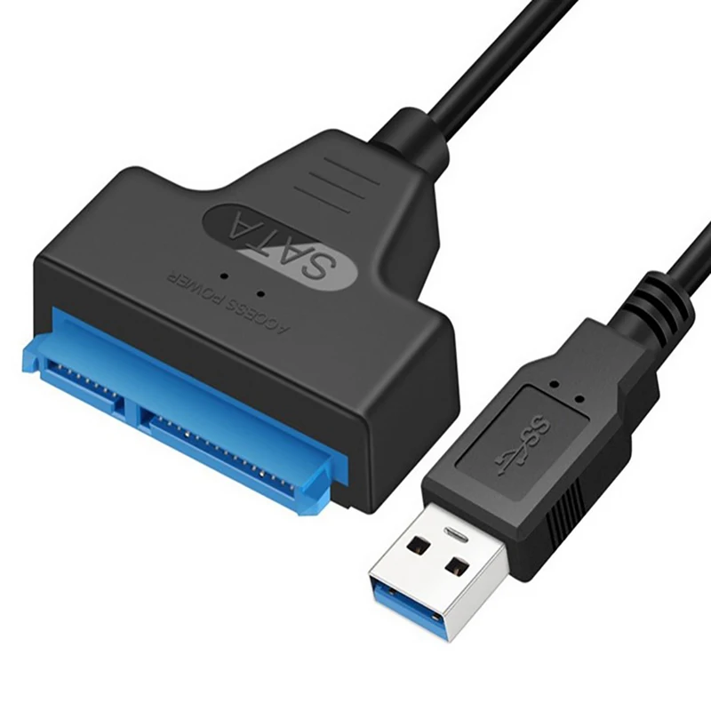 USB Sata 케이블 Sata 3-USB 3.0 어댑터, 컴퓨터 케이블 커넥터, Sata 어댑터 케이블 지지대, 2.5 인치 SSD HDD 하드 드라이브