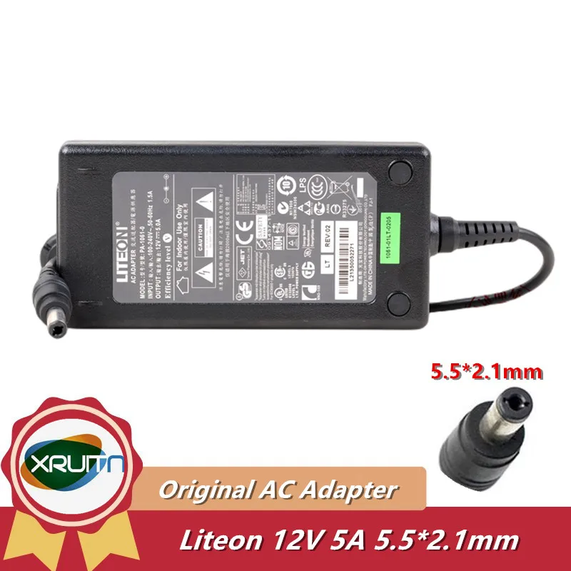 

Genuine Liteon PA-1061-81 PA-1061-0 12V 5A 60W 5.5*2.1mm AC Adapter Charger Power Supply