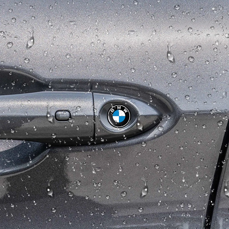 Car Sticker Protector 2/5/10pcs 11/14MM Car Lock Keyhole Protection 3D Aluminum Auto Key Shell Badge For BMW E46 E90 E60 F10 F30 E39 E36 F20