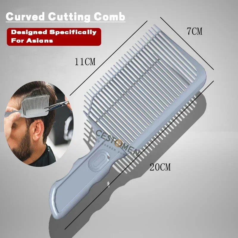 NEW Fading Comb Professional Barber Clipper Blending Flat Top Hair Cutting Comb Brush For Men Heat Resistant Salon Styling Tools