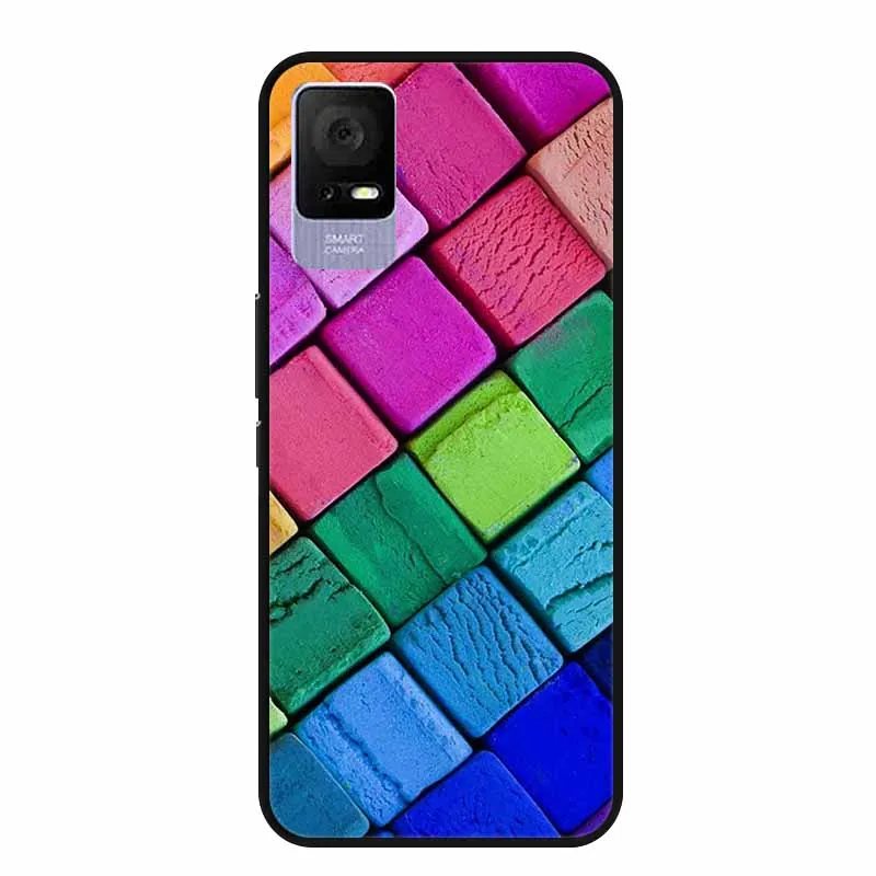 Fashionable Soft TPU Silicone Phone Cover - Stylish Painted Bumper Case