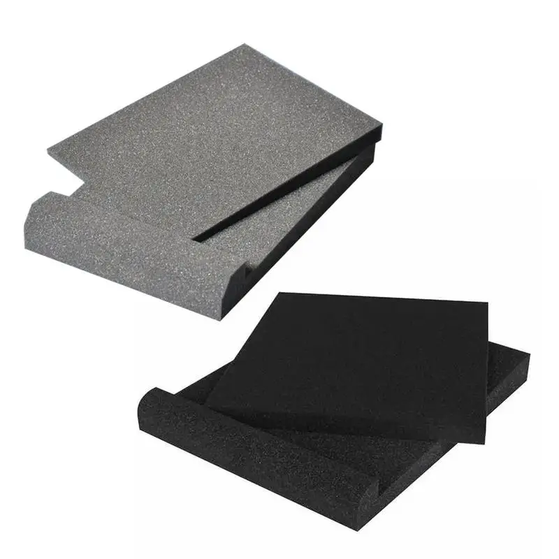

Inch 2Pcs Sponge Studio Monitor Speaker Acoustic Isolation Foam Isolator Pads Random Color