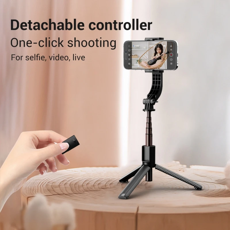 Bluetooth Handheld Gimbal Stabilizer Mobile Phone Selfie Stick Adjustable Tripod Smartphone Live phone stabilizer selfie stick,camera gimbal stabilizer