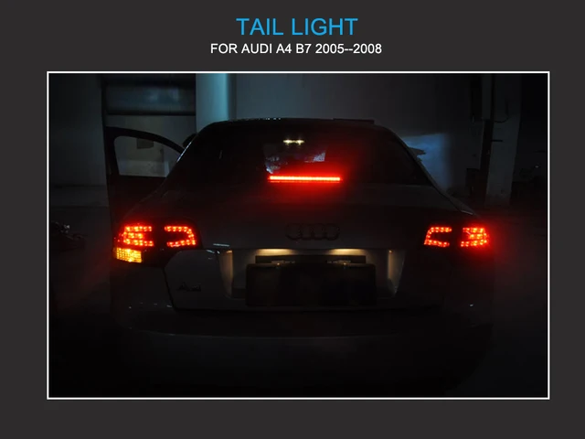 1 Pair LED Tail Light Assembly for AUDI A4 B7 2005-2008 LED