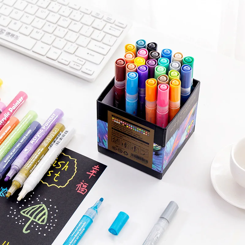 Guangna Acrylic Paint Pens Markers High-quality Ink Vivid Multi