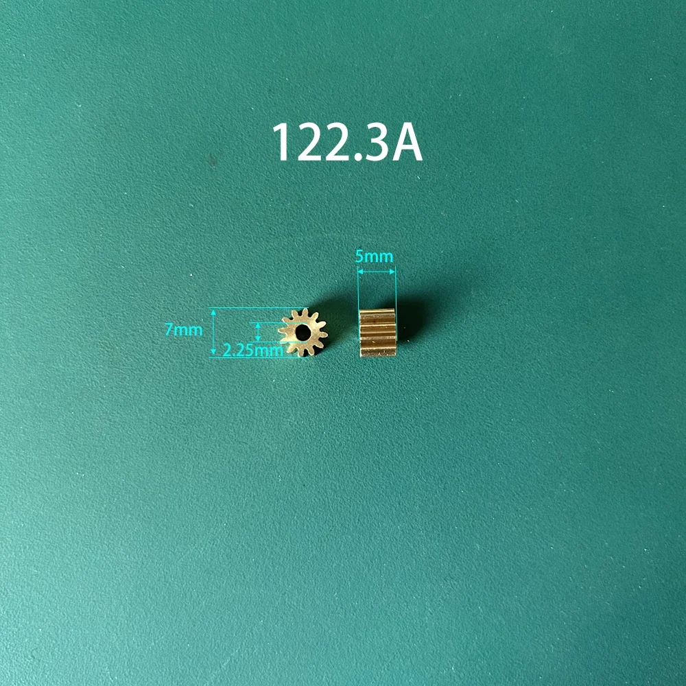 0.5M Copper Worm Gear Drive Combination 12/15/16/18/32 Teeth 2/3MM 2MM Step Hole DIY Model
