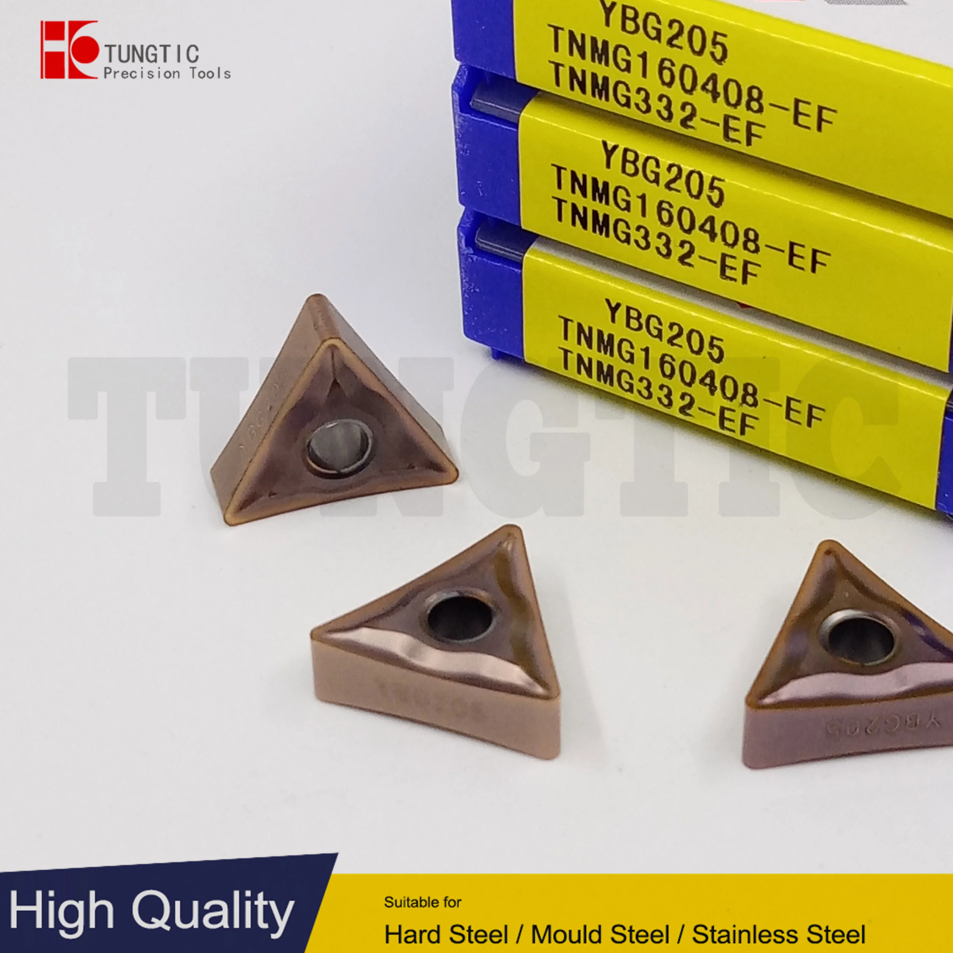 

TNMG160408-EF Turning Inserts Carbide Cutter For CNC TNMG 160408-EF