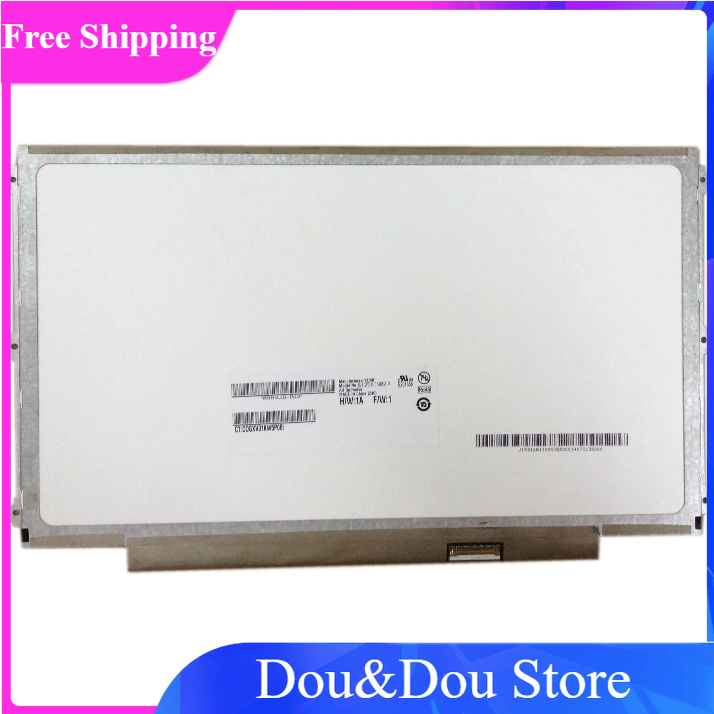 

B125XTN02.0 B125XTN02, подходящая панель LP125WH2 TPB1 eDP, 30-контактный стандартный ЖК-дисплей
