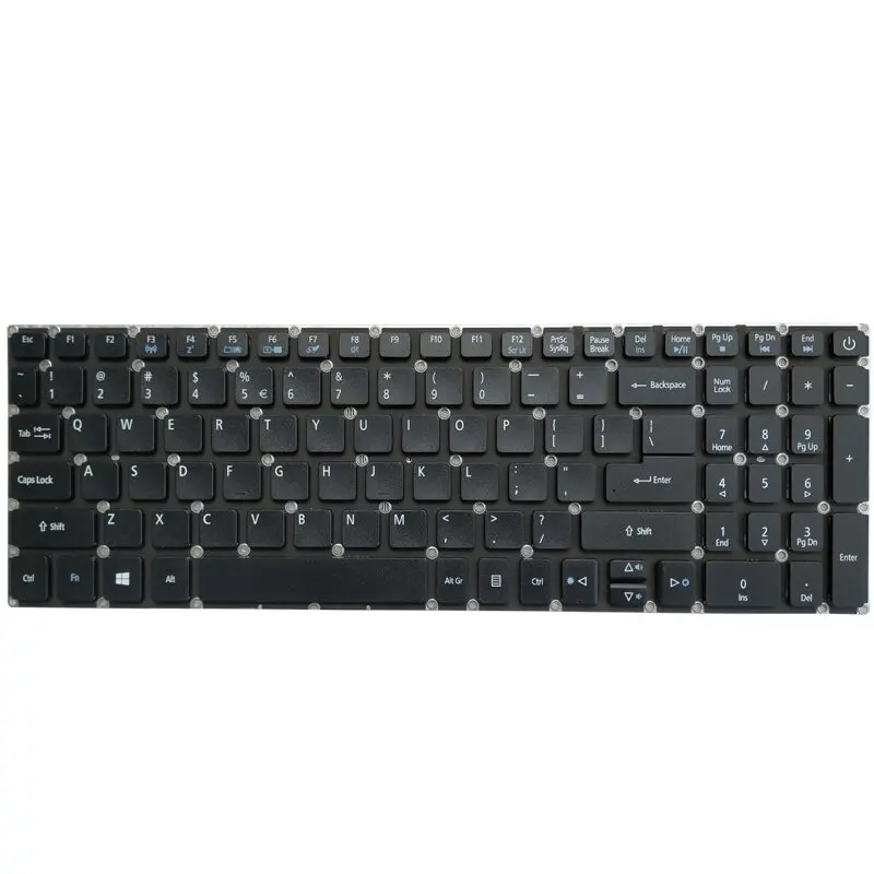 Teclado dos Eua para o Acer Aspire A31521 A31541 A315-41g A31531 A31551 A315-53 Preto Novo - Imagem 3
