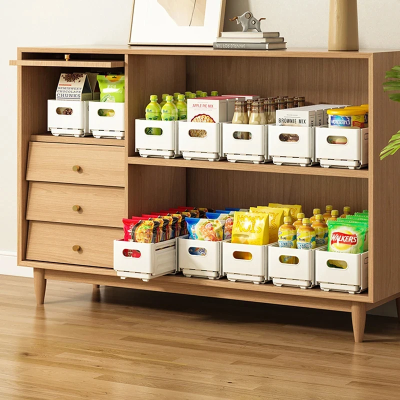 Set Organizer Per Cassetti 8 Pezzi HGH Con Gel Pulente - Scatole Portaoggetti Modulari In Plastica PP Antracite