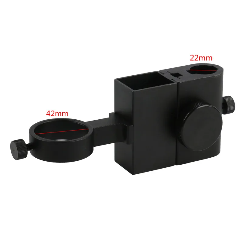 

42mm 50mm Diameter Adjustable Focus Holder Video Microscope Camera Lens Lift Bracket For 22mm Pillar Microscopio Stand