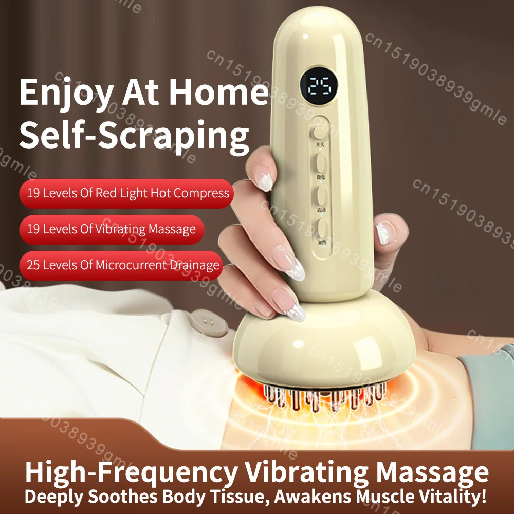 Electric Cupping Massager Vacuum Suction Cup Guasha Anti Cellulite Beauty Health Scraping Body Slimming Massage Body Relax