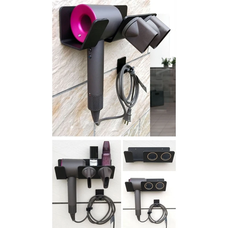 Supersonic Hair Dryer Holder Bathroom Wall Mount Storage Organizer Shelf For Dyson Storage Rack Bathroom Shelf Hair Dryer Holder Bathroom Shelf Rack Bathroom Storage Rack Wall Shelf Organizer Hair Dryer Storage Rack Wall Shelf