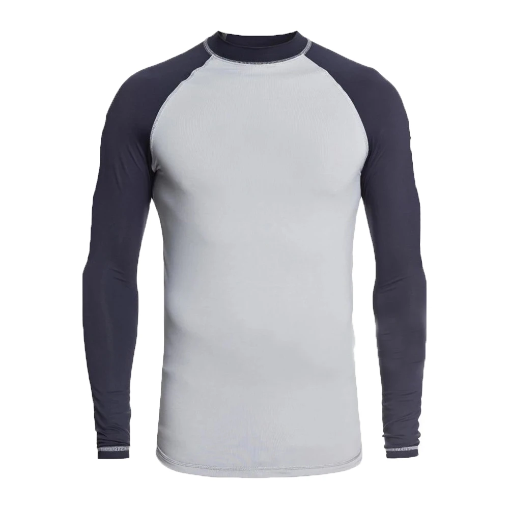 Surfing Beach T-Shirts Swimsuit Rash Guard Long Sleeve Surfing Tight Shirts Water Sports Beach UV Protection Swimwear for Men