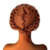 Exaggerated Braids Turban Cap African Sequin Head Wrap Diamonds Nigeria Auto Gele Headtie Wedding Party Headwear Muslim Hijab 5