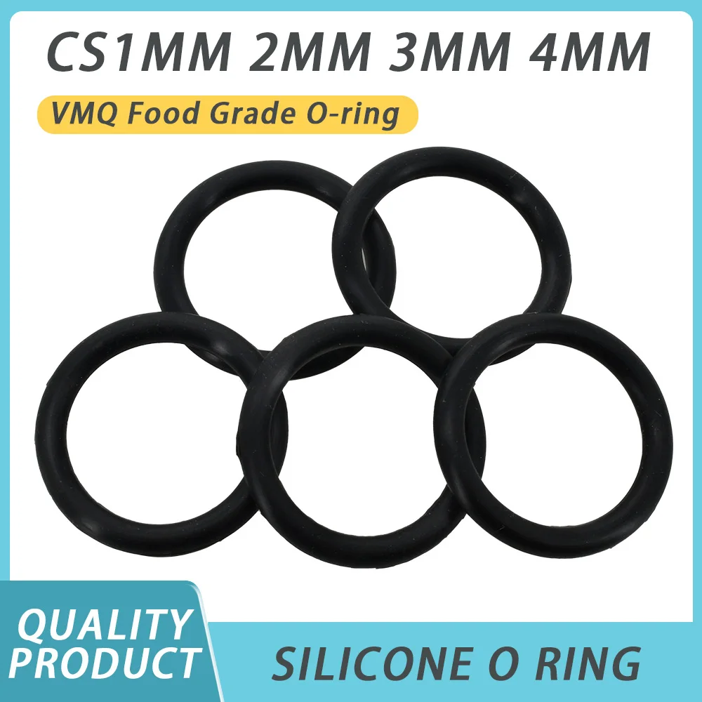 O Ring Seal Set Black Rubber Silicone NBR High Pressure Repair Oil Resist