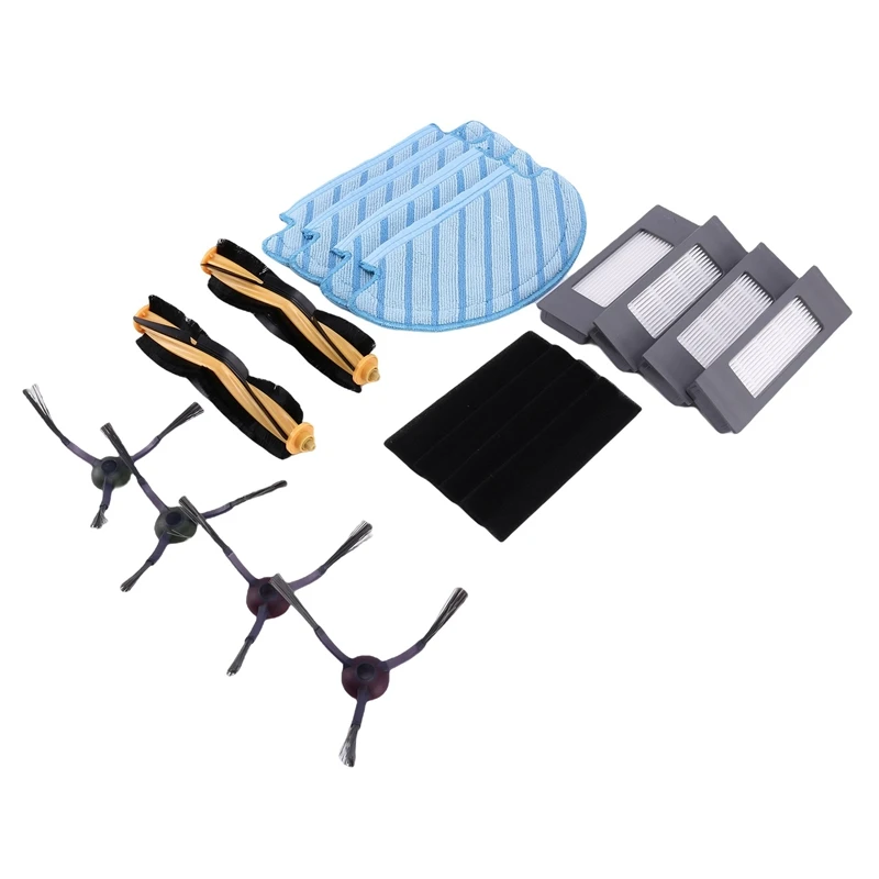 

Роликовая основная щетка, фильтр, боковая щетка для робота-пылесоса ECOVACS DEEBOT OZMO T8 AIVI, тканевые аксессуары для мытья полов